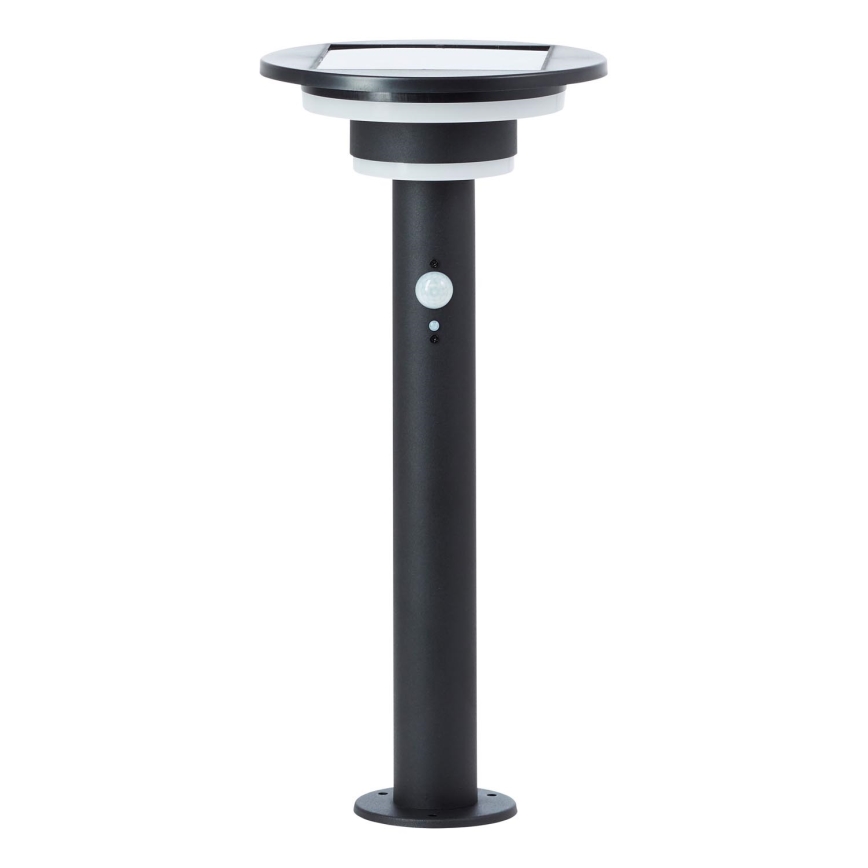 Brilliant - LED Solarna lampa sa senzorom GARVINA LED/3W/3,7V 45 cm IP44 crna