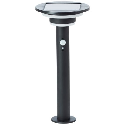 Brilliant - LED Solarna lampa sa senzorom GARVINA LED/3W/3,7V 45 cm IP44 crna