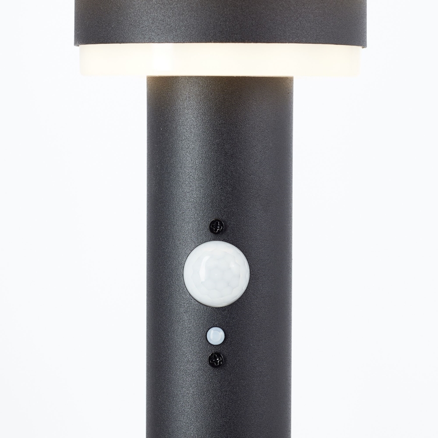 Brilliant - LED Solarna lampa sa senzorom GARVINA LED/3W/3,7V 45 cm IP44 crna