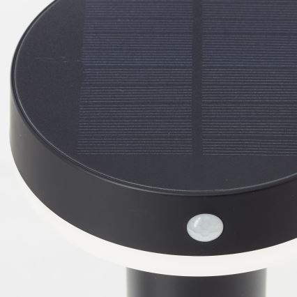 Brilliant - LED Solarna lampa sa senzorom MAGUA LED/4W/3,7V 50,2 cm IP44 crna