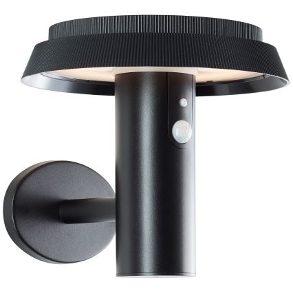 Brilliant - LED Solarna zidna svjetiljka sa senzorom ALVERO LED/4W/3,7V 2000 mAh IP44