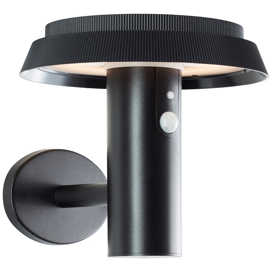Brilliant - LED Solarna zidna svjetiljka sa senzorom ALVERO LED/4W/3,7V 2000 mAh IP44