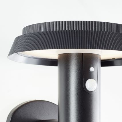 Brilliant - LED Solarna zidna svjetiljka sa senzorom ALVERO LED/4W/3,7V 2000 mAh IP44