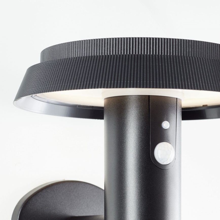 Brilliant - LED Solarna zidna svjetiljka sa senzorom ALVERO LED/4W/3,7V 2000 mAh IP44
