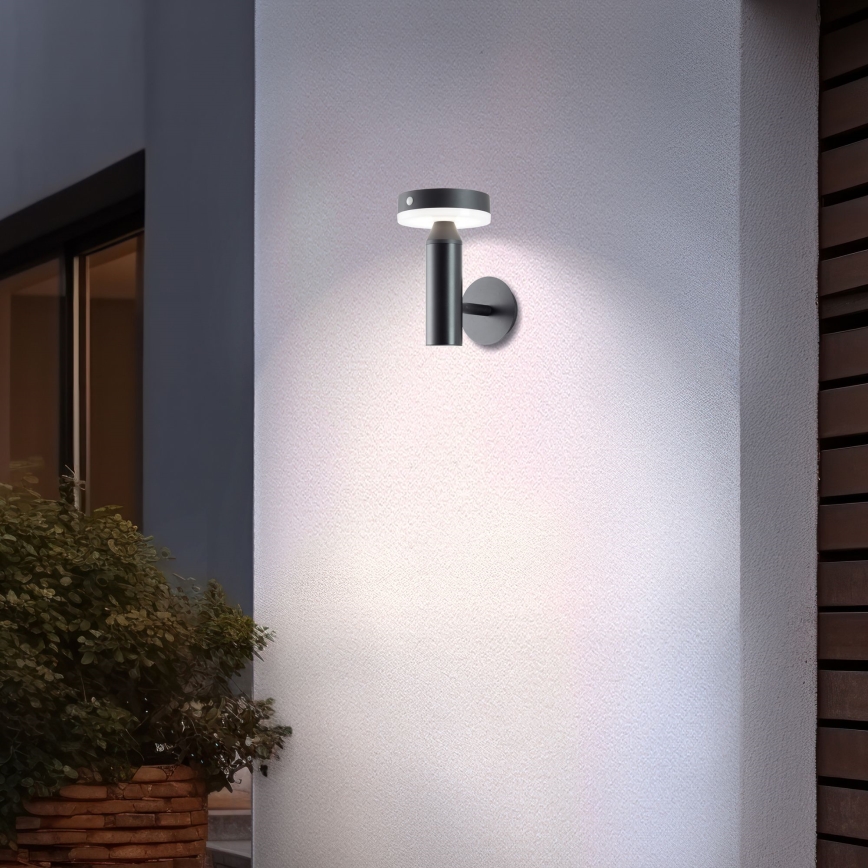 Brilliant - LED Solarna zidna svjetiljka sa senzorom MAGUA LED/4W/3,7V IP44