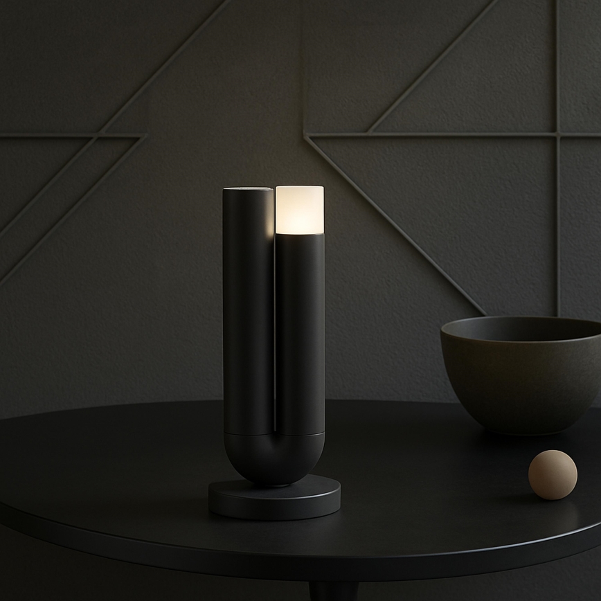 Brilliant - LED punjiva dodirna vanjska stolna svjetiljka SAYU s mogućnošću prigušivanja LED/2,5W/5V 2700K 2600 mAh IP44 crna