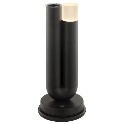 Brilliant - LED punjiva dodirna vanjska stolna svjetiljka SAYU s mogućnošću prigušivanja LED/2,5W/5V 2700K 2600 mAh IP44 crna