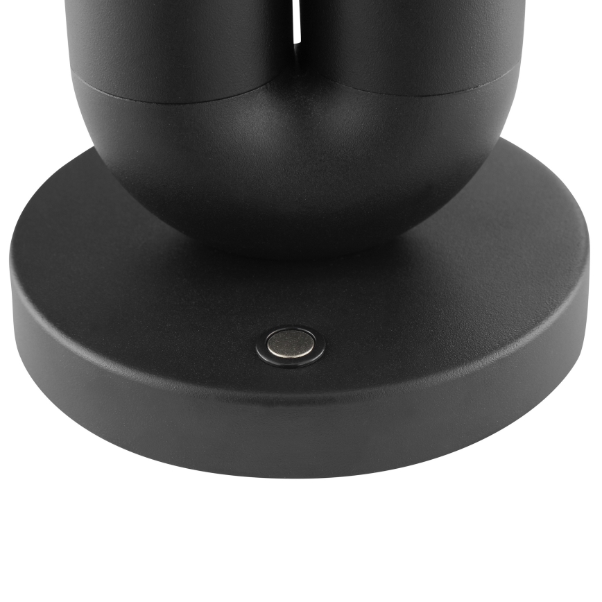 Brilliant - LED punjiva dodirna vanjska stolna svjetiljka SAYU s mogućnošću prigušivanja LED/2,5W/5V 2700K 2600 mAh IP44 crna