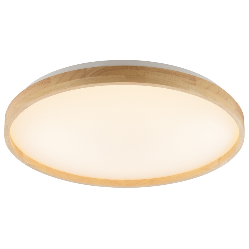 Brilliant - LED prigušivo stropno svjetlo ALSON LED/17W/230V 3000-6500K Ø 49,5 cm kaučukovac + daljinski upravljač