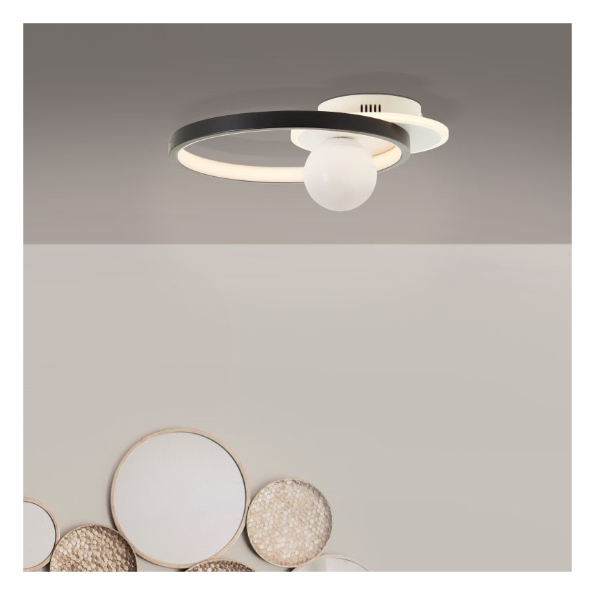 Brilliant - LED stropna svjetiljka s prigušivanjem ATLANTA LED/24W/230V crna/bijela