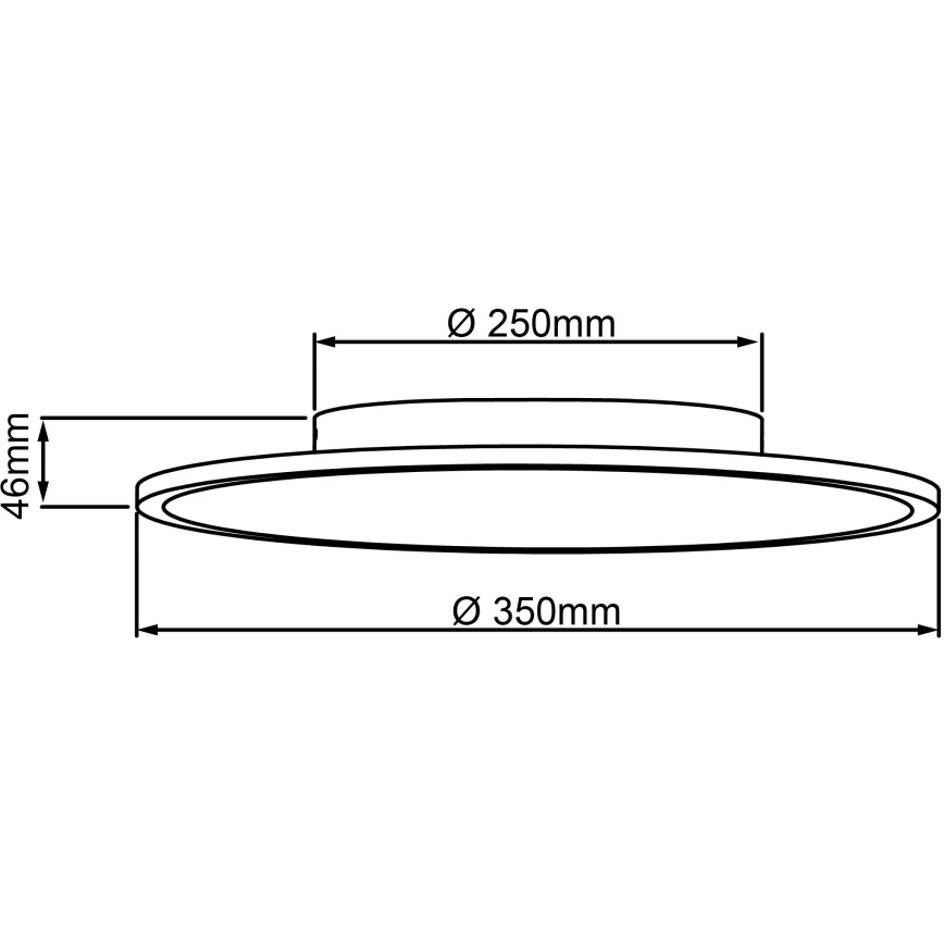 Brilliant - LED Stropna svjetiljka BUFFI LED/24W/230V pr. 35 cm 4000K