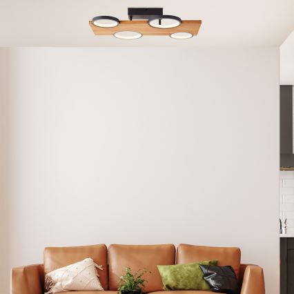 Brilliant - LED Stropna svjetiljka CHEESY LED/28W/230V bor - FSC certificirano