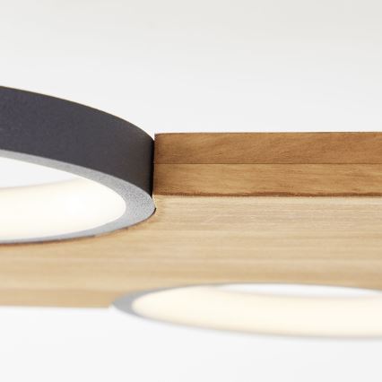 Brilliant - LED Stropna svjetiljka CHEESY LED/28W/230V bor - FSC certificirano
