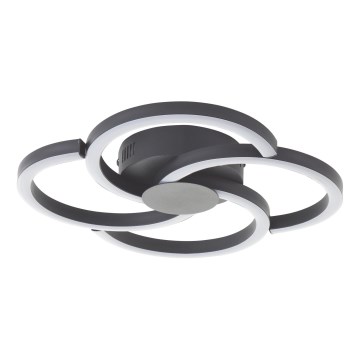 Brilliant - LED Stropna svjetiljka FICO LED/22W/230V pr. 34 cm crna