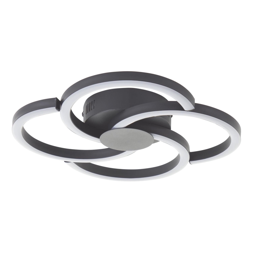 Brilliant - LED Stropna svjetiljka FICO LED/22W/230V pr. 34 cm crna