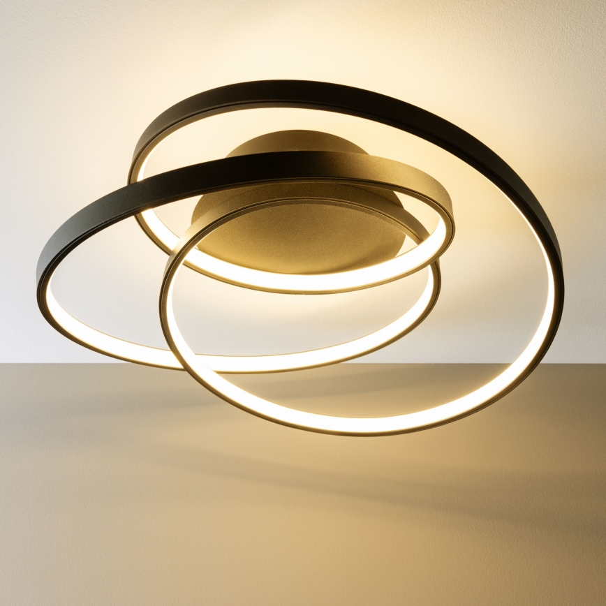Brilliant - LED Stropna svjetiljka LABYRINTH LED/40W/230V pr. 39,5 cm crna