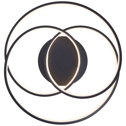 Brilliant - LED Stropna svjetiljka LABYRINTH LED/40W/230V pr. 39,5 cm crna