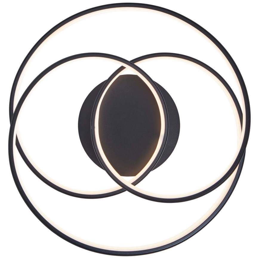 Brilliant - LED Stropna svjetiljka LABYRINTH LED/40W/230V pr. 39,5 cm crna