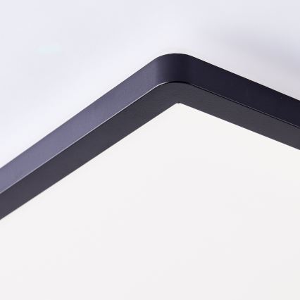 Brilliant - LED stropna svjetiljka MILTON LED/18W/230V 29,3x29,3 cm crna