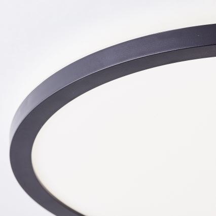 Brilliant - LED stropna svjetiljka MILTON LED/18W/230V Ø 29,3 cm crna