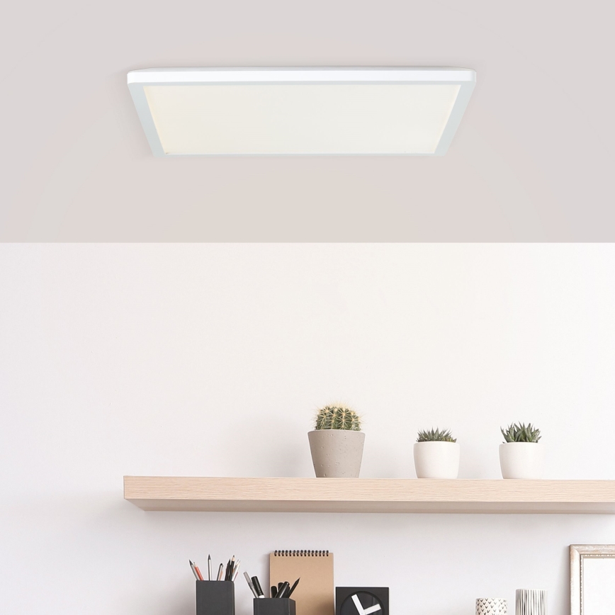 Brilliant - LED stropna svjetiljka MILTON LED/24W/230V 42x42 cm bijela