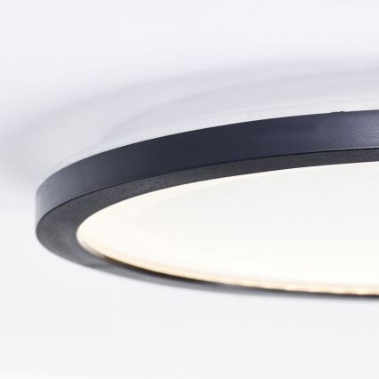 Brilliant - LED Stropna svjetiljka MOSAKO LED/16W/230V 3000K pr. 25 cm crna