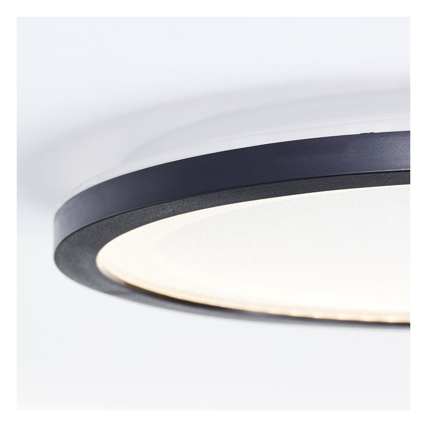 Brilliant - LED Stropna svjetiljka MOSAKO LED/16W/230V 3000K pr. 25 cm crna