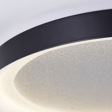 Brilliant - LED Stropna svjetiljka QUITO LED/24W/230V 3000K pr. 33 cm crna