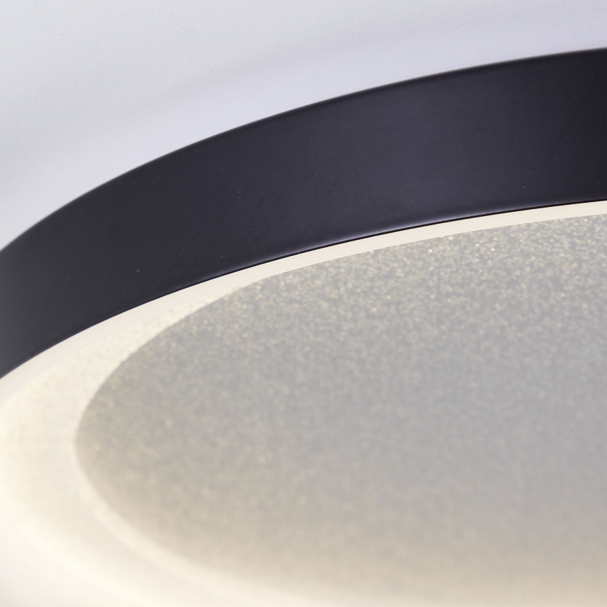 Brilliant - LED Stropna svjetiljka QUITO LED/24W/230V 3000K pr. 33 cm crna