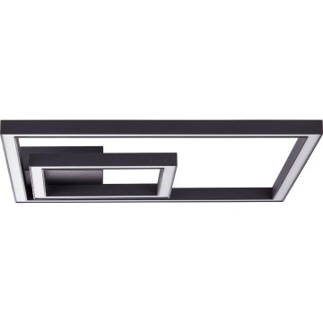 Brilliant - LED Stropna svjetiljka QUON LED/24W/230V 3000K 40x40 cm crna