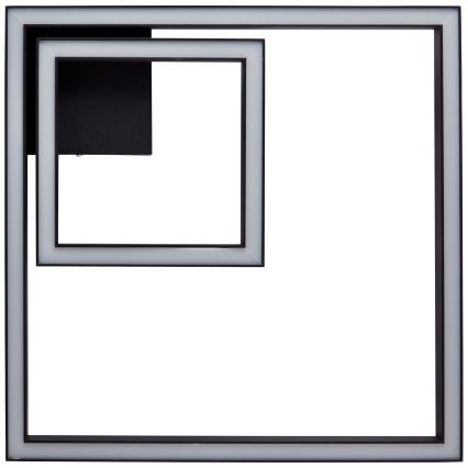 Brilliant - LED Stropna svjetiljka QUON LED/24W/230V 3000K 40x40 cm crna