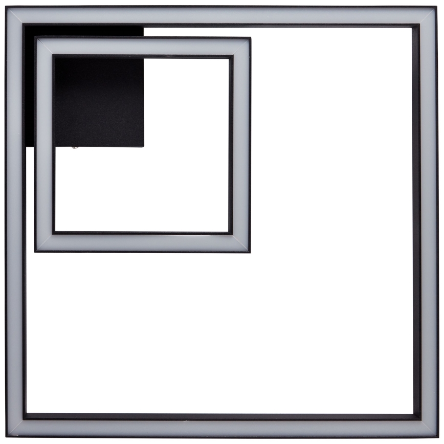 Brilliant - LED Stropna svjetiljka QUON LED/24W/230V 3000K 40x40 cm crna