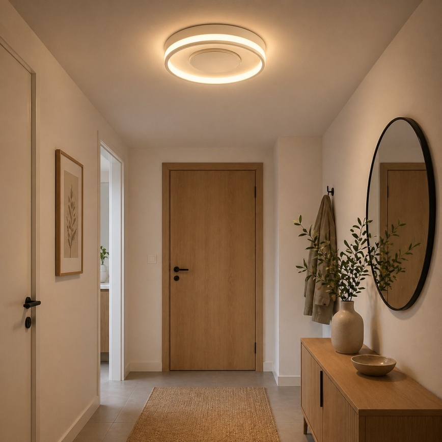 Brilliant - REVOLA LED stropna svjetiljka LED/33W/230V 3000/4000/6500K promjer 40 cm bijela