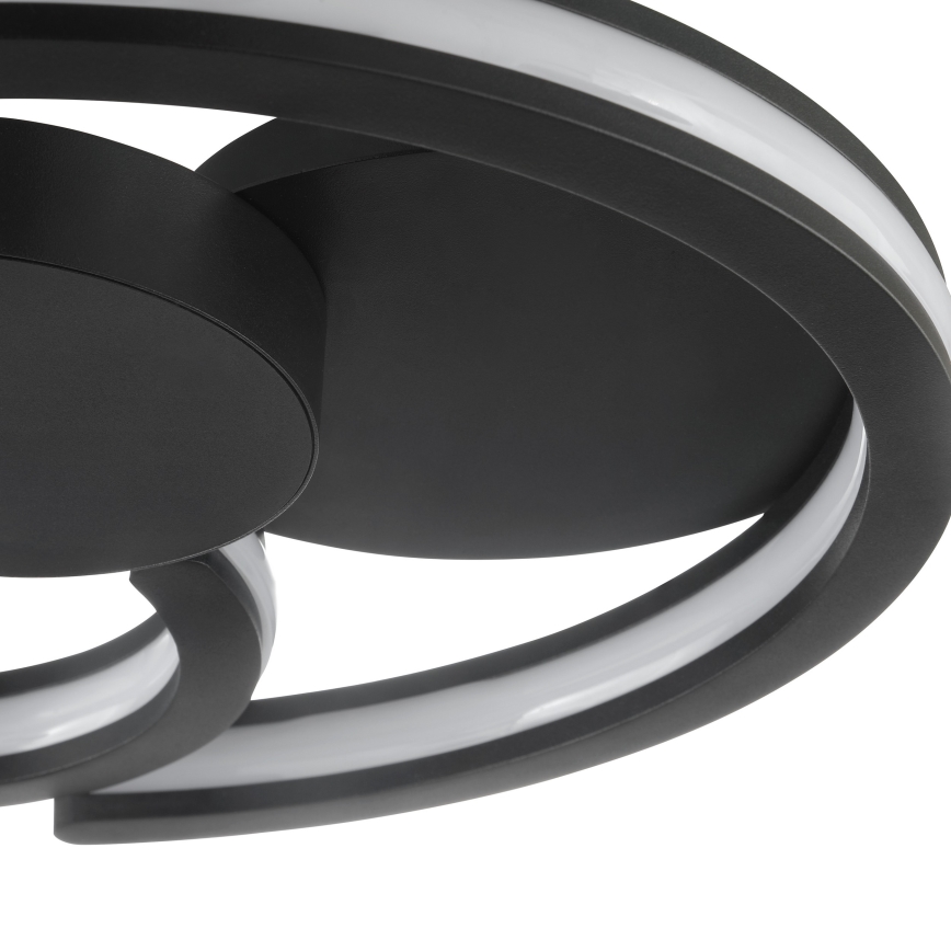 Brilliant - LED stropno svjetlo REVOLA LED/33W/230V 3000/4000/6500K promjer 40 cm crna
