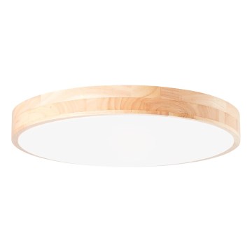Brilliant - LED stropna svjetiljka s mogućnošću prigušivanja SLIMLINE LED/60W/230V 3000-6500K Ø 45 cm, finiš kaučukovca + s daljinskim upravljačem