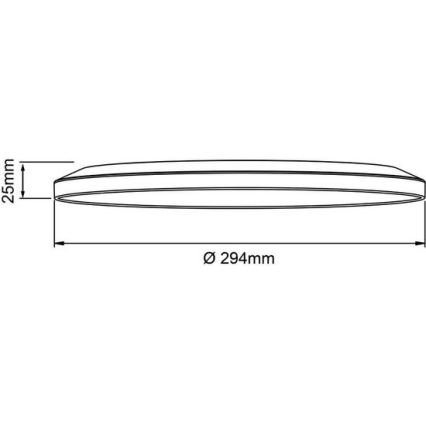 Brilliant - LED stropno svjetlo SORELL s mogućnošću prigušivanja LED/18W/230V 3000-6500K Ø 29 cm bijela + daljinski upravljač