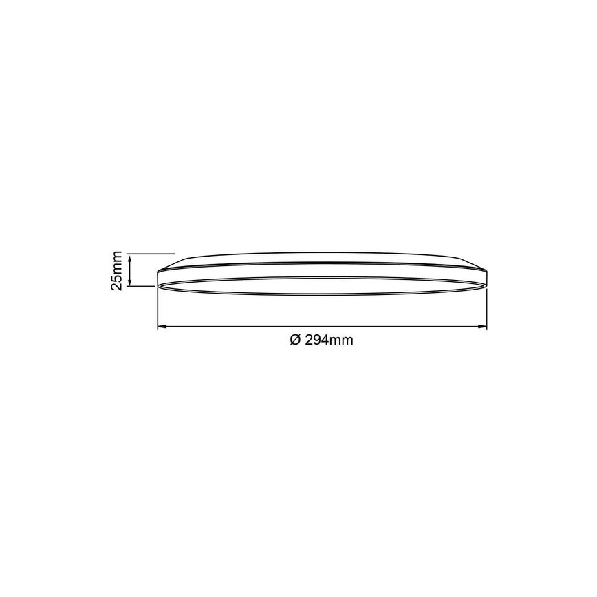 Brilliant - LED stropno svjetlo SORELL s mogućnošću prigušivanja LED/18W/230V 3000-6500K Ø 29 cm bijela + daljinski upravljač
