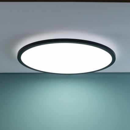Brilliant - LED prigušivo stropno svjetlo TUCO LED/33W/230V 3000-6500K Ø 50 cm crno + daljinski upravljač