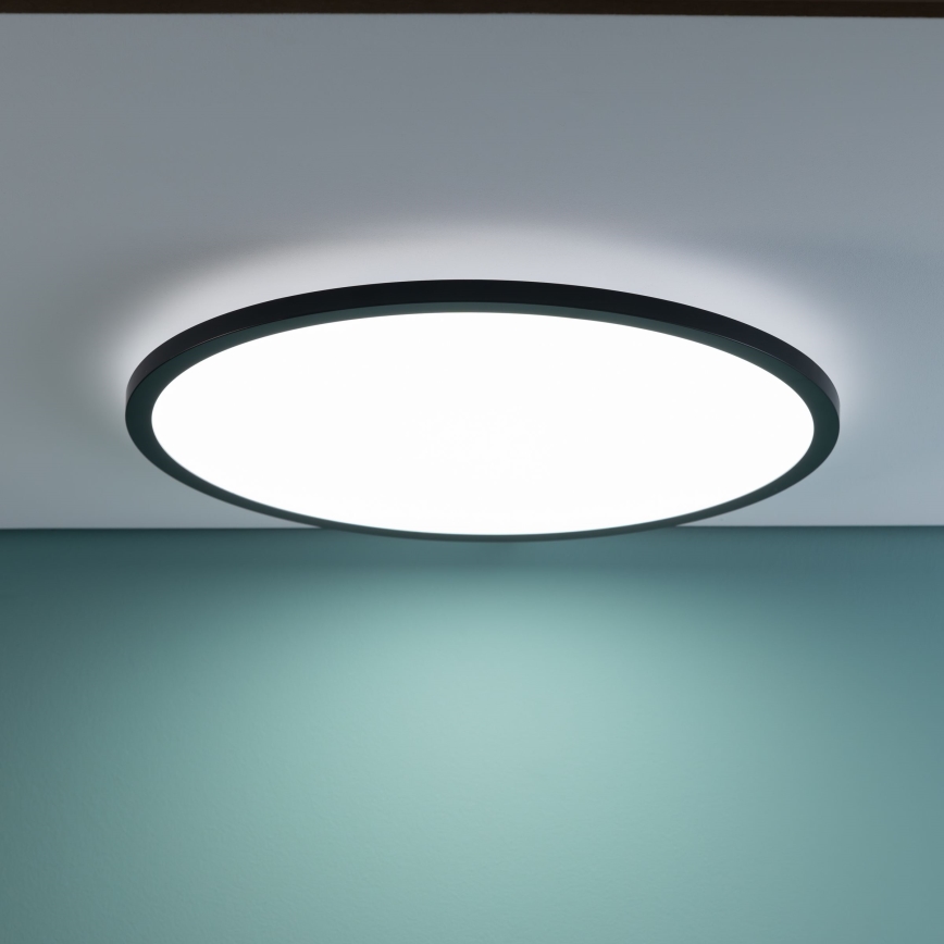Brilliant - LED prigušivo stropno svjetlo TUCO LED/33W/230V 3000-6500K Ø 50 cm crno + daljinski upravljač