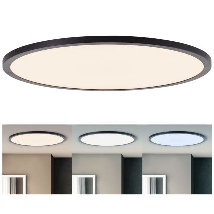 Brilliant - LED prigušivo stropno svjetlo TUCO LED/33W/230V 3000-6500K Ø 50 cm crno + daljinski upravljač