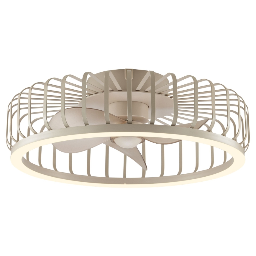 Brilliant - prigušivo LED stropno svjetlo s ventilatorom CAPO LED/36W/230V 2700-6500K Ø 48 cm bež + daljinski upravljač