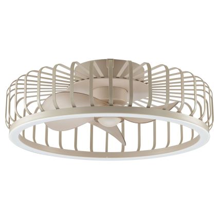 Brilliant - prigušivo LED stropno svjetlo s ventilatorom CAPO LED/36W/230V 2700-6500K Ø 48 cm bež + daljinski upravljač