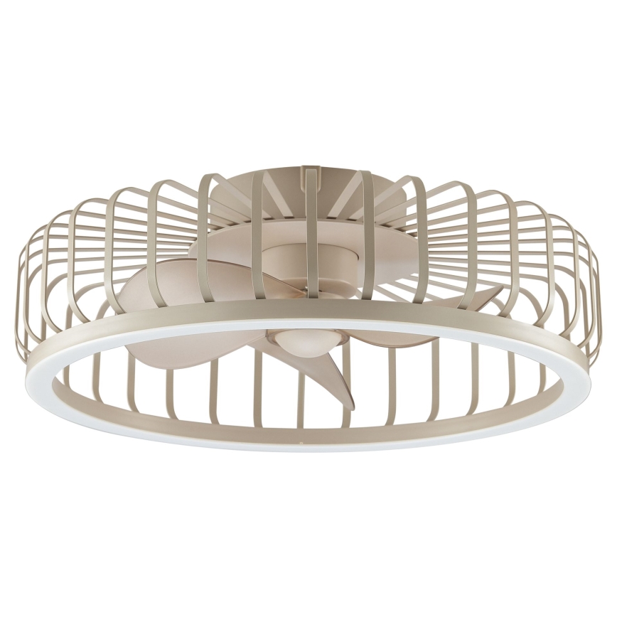 Brilliant - prigušivo LED stropno svjetlo s ventilatorom CAPO LED/36W/230V 2700-6500K Ø 48 cm bež + daljinski upravljač