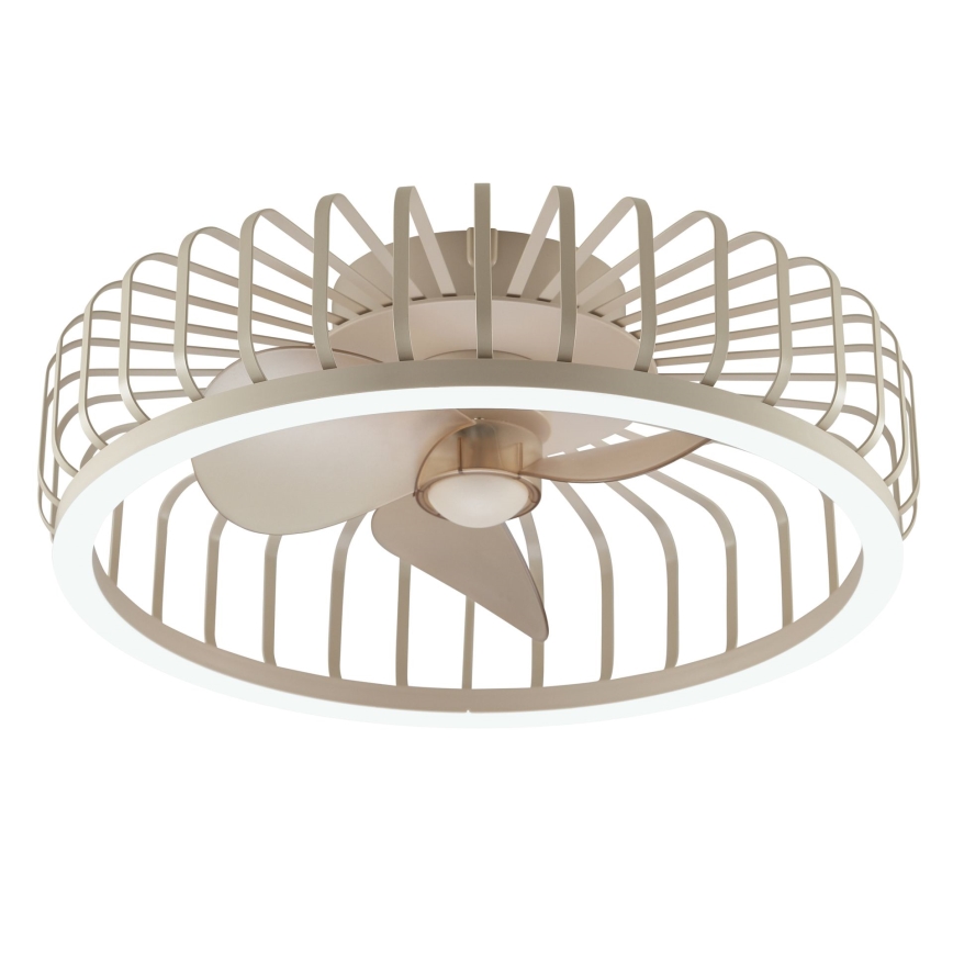 Brilliant - prigušivo LED stropno svjetlo s ventilatorom CAPO LED/36W/230V 2700-6500K Ø 48 cm bež + daljinski upravljač
