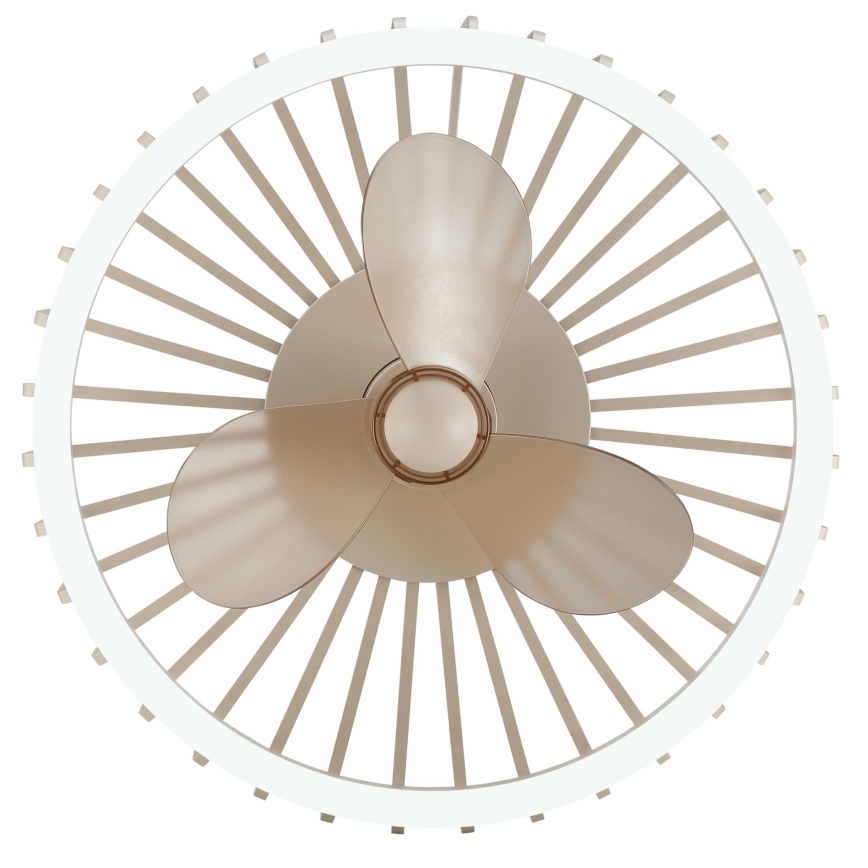 Brilliant - prigušivo LED stropno svjetlo s ventilatorom CAPO LED/36W/230V 2700-6500K Ø 48 cm bež + daljinski upravljač
