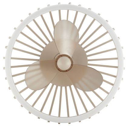 Brilliant - prigušivo LED stropno svjetlo s ventilatorom CAPO LED/36W/230V 2700-6500K Ø 48 cm bež + daljinski upravljač