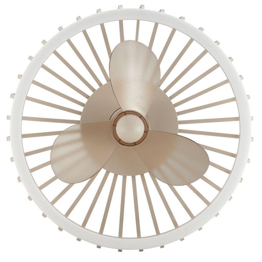 Brilliant - prigušivo LED stropno svjetlo s ventilatorom CAPO LED/36W/230V 2700-6500K Ø 48 cm bež + daljinski upravljač
