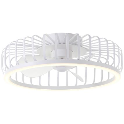 Brilliant - LED stropna svjetiljka s ventilatorom CAPO s prigušivanjem LED/36W/230V 2700-6500K Ø 48 cm bijela + daljinski upravljač