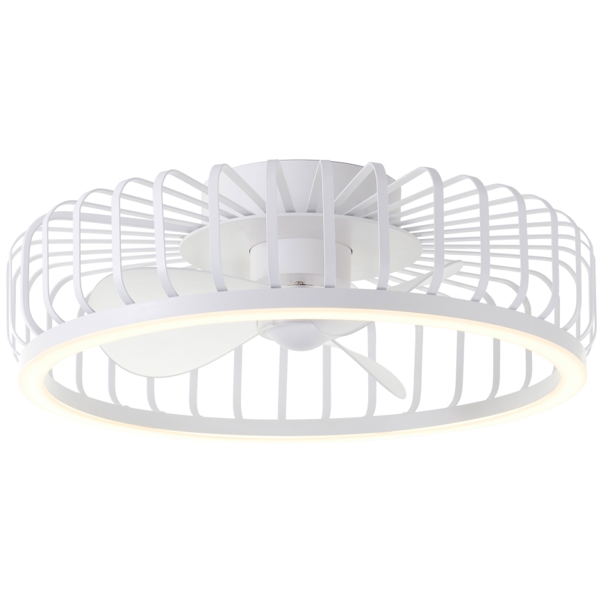 Brilliant - LED stropna svjetiljka s ventilatorom CAPO s prigušivanjem LED/36W/230V 2700-6500K Ø 48 cm bijela + daljinski upravljač