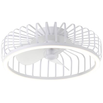 Brilliant - LED stropna svjetiljka s ventilatorom CAPO s prigušivanjem LED/36W/230V 2700-6500K Ø 48 cm bijela + daljinski upravljač